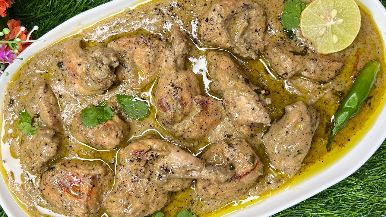 🤎 MAKHMALI KALIMIRCH MURGH WITH SILKY GRAVY 🤎 Pepper Chicken With Delicious Gravy 🤎