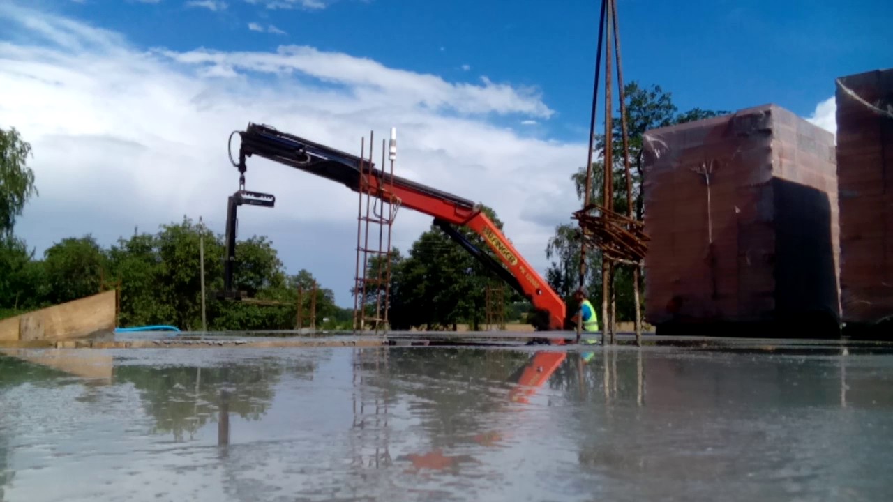 Rozładunek HDS na strop - 1 piętro