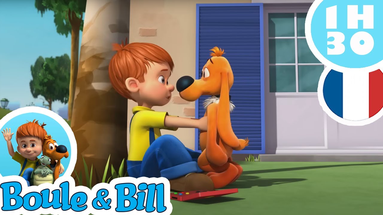 😒 Boule n'a d'yeux que pour son chien virtuel et d&eacute;laisse Bill  📱 - Compilation Boule et Bill FR