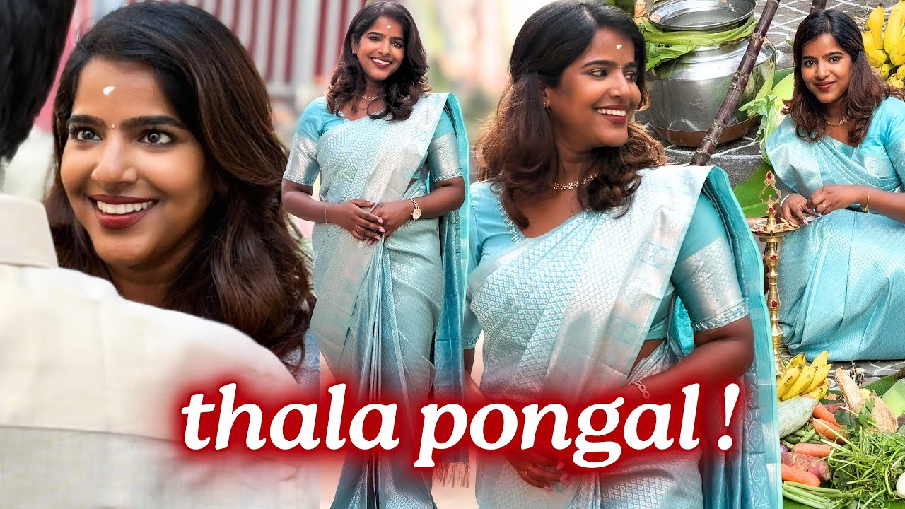 Tamil-Thala Pongal GRWM🩵