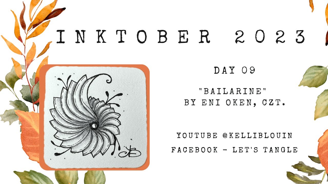 15 Minutes of Zen - Inktober 2023 - Day 9 - Bailarine