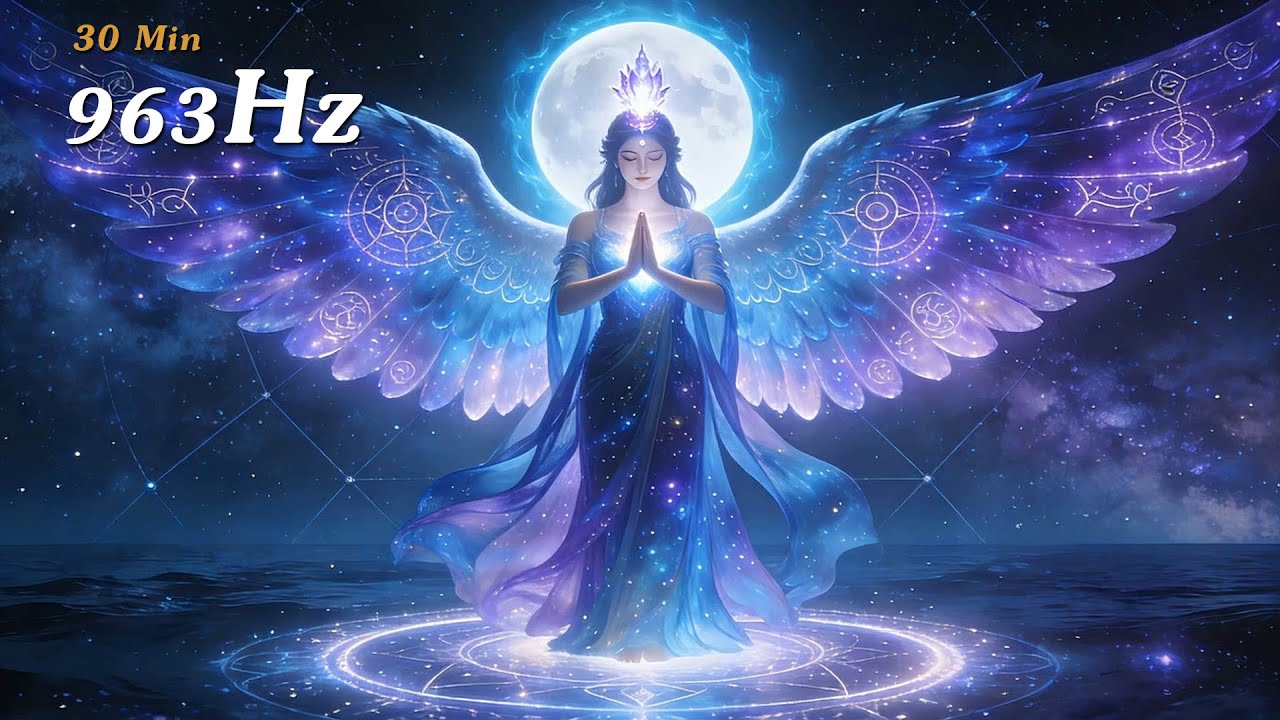 963 Hz – God Frequency (30 Minutes) | Divine Healing, Crown Chakra Activation