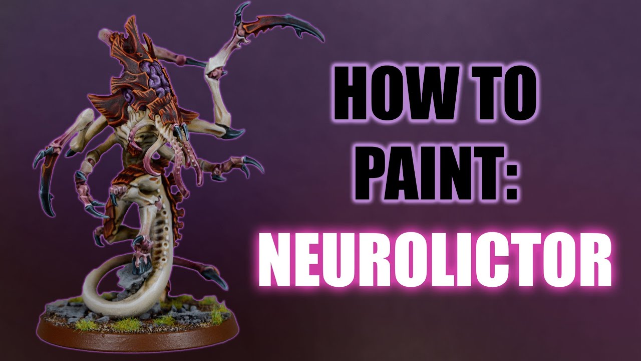 Tyranid Neurolictor - Contrast Painting Guide - Warhammer 40k Hive Fleet Kraken