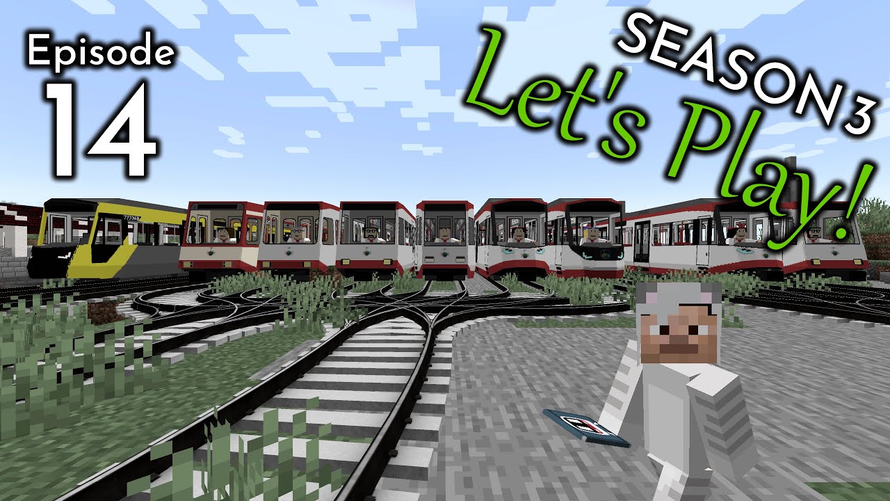 Riding German Trams with My Wife - Minecraft Transit Railway Let's Play S3E14
