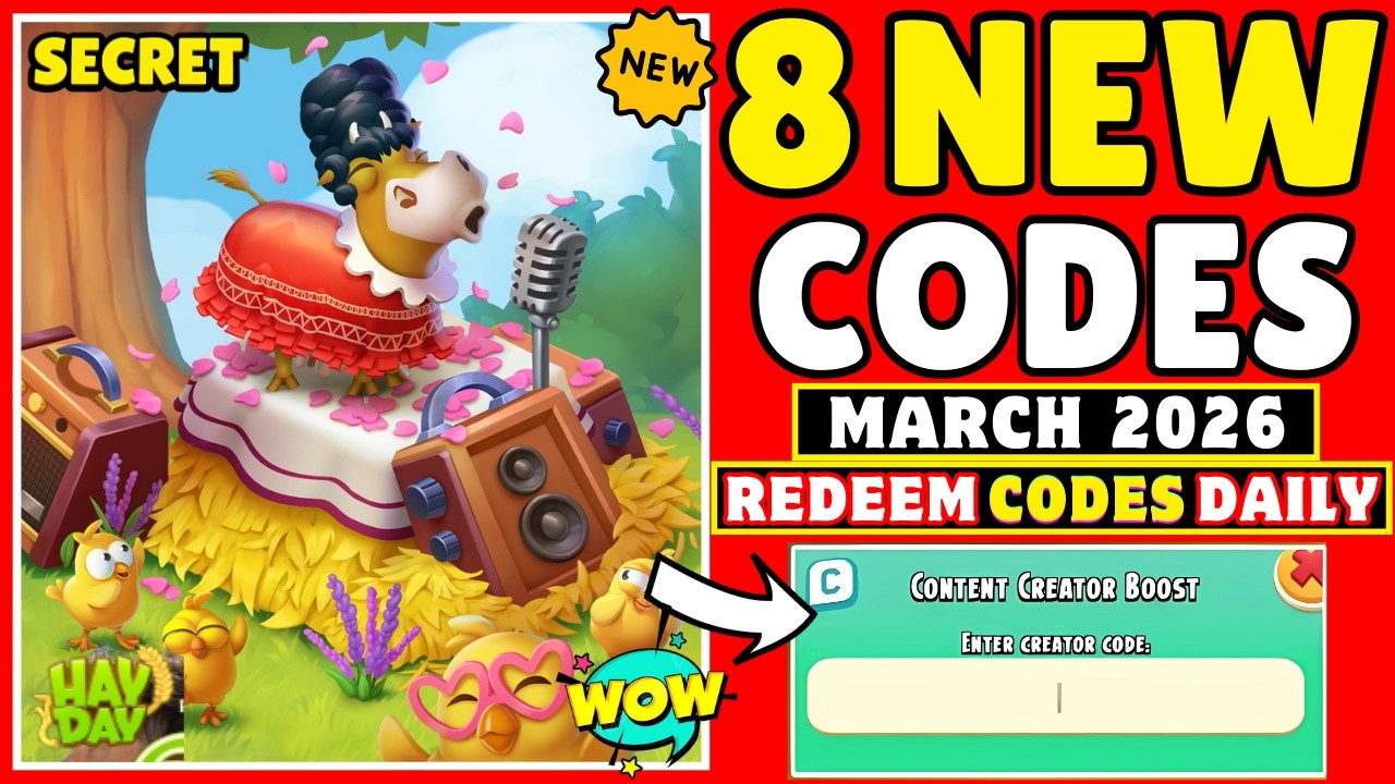Hay Day Codes 2026 🎁 5 New Creator Codes & Free Rewards | Working Hay Day Creator Code #hayday