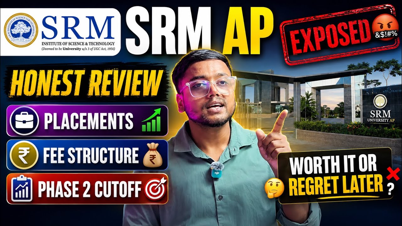 SRM AP Review🤬 [2026] | Worth in 2026?|Cutoff, Placement, Sports | SRMJEEE Result 2026