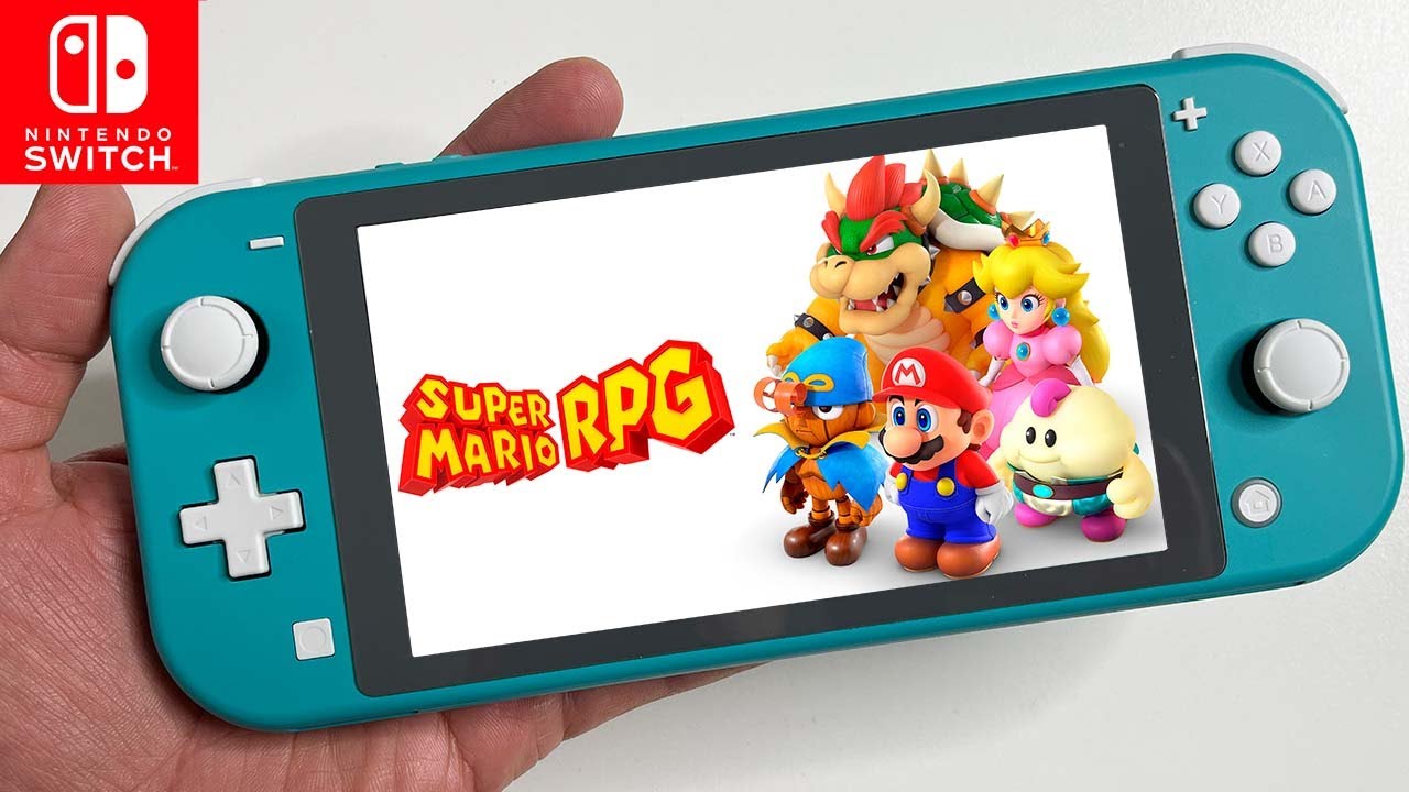 Super Mario RPG Nintendo Switch LITE Gameplay