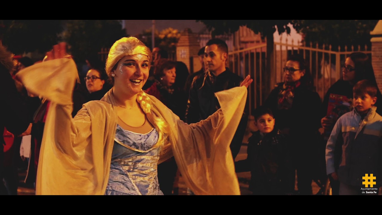 CABALGATA REYES MAGOS MAGOS DE ORIENTE   Santa Fe 2020 GRANADA 4K