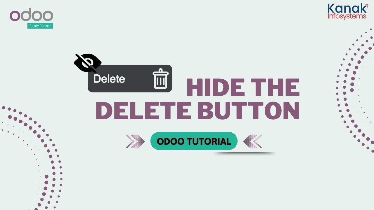 How to Hide the Delete Button in Odoo | Odoo User Access Restrictions Tutorial