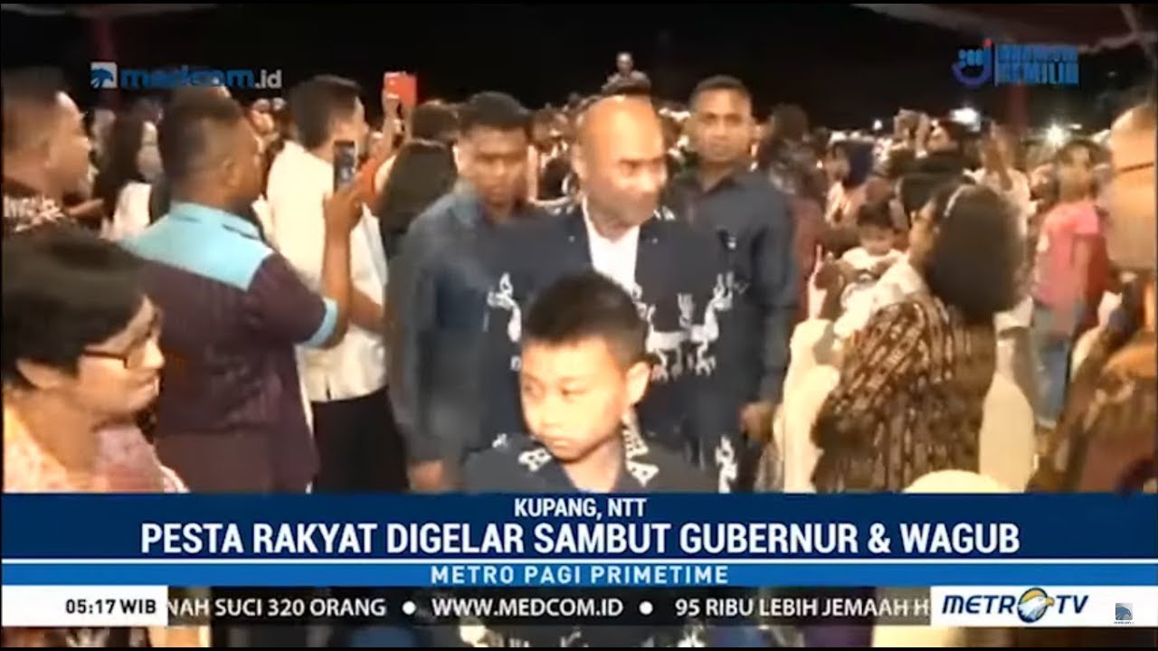 Suasana Pesta Rakyat NTT Sambut Gubernur Baru
