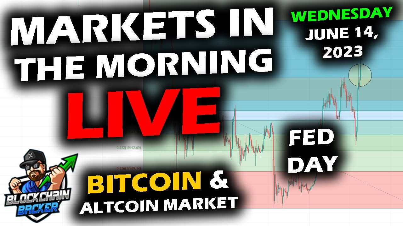 MARKETS in the MORNING, 6/14/2023, XRP Price Volatility on Big Volume, FED Day, Bitcoin and Altcoins