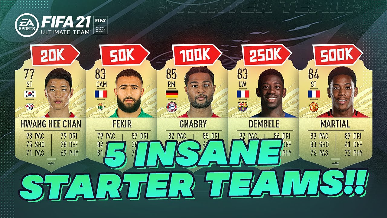 FIFA 21 SQUAD BUILDER - The Best 20K, 50K, 100k, 250k Squads!