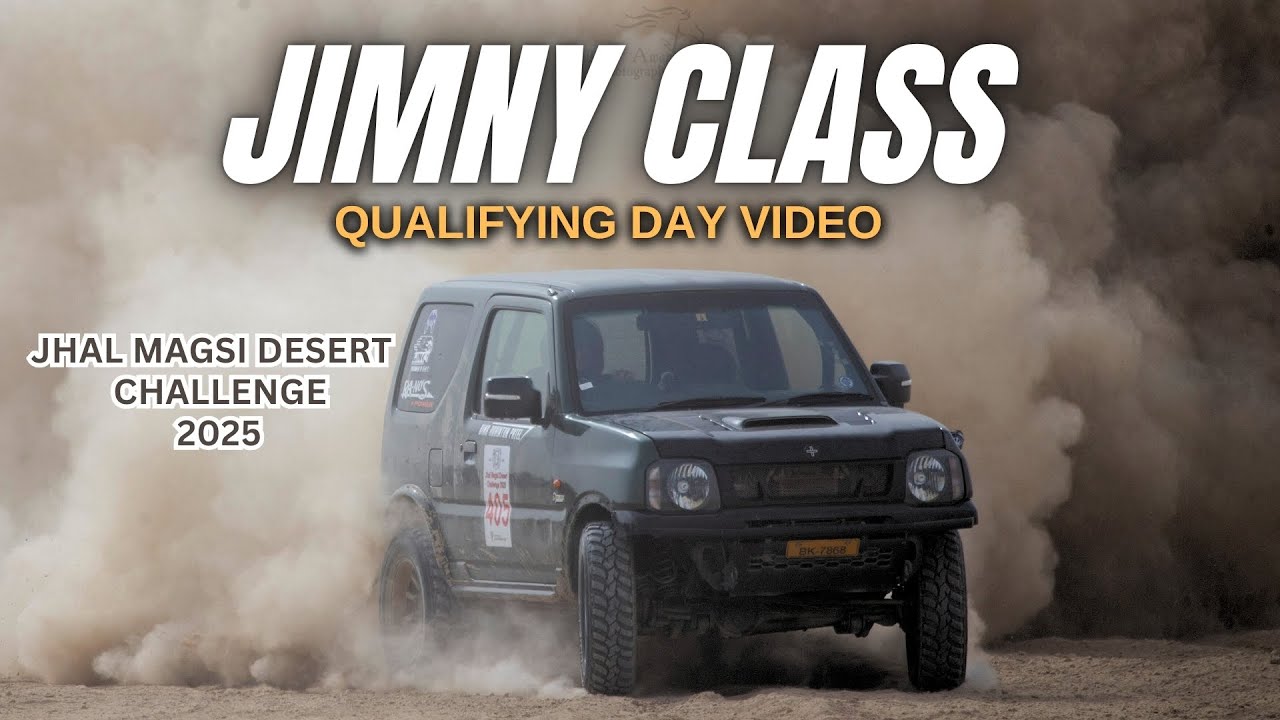 Jimny Class || Qualifying Day Video || Jhal Magsi Desert Challenge 2025