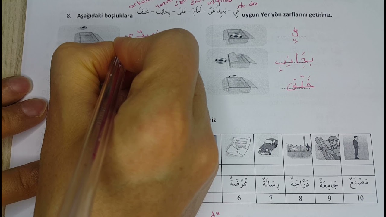 9.Sınıf Arapça 1.Dönem 2.Yazılı
