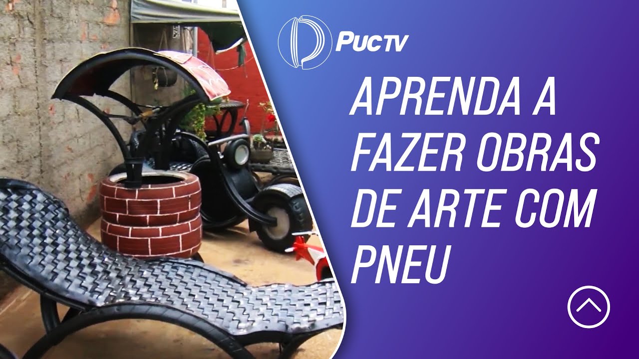 Aprenda a fazer obras de arte com pneu