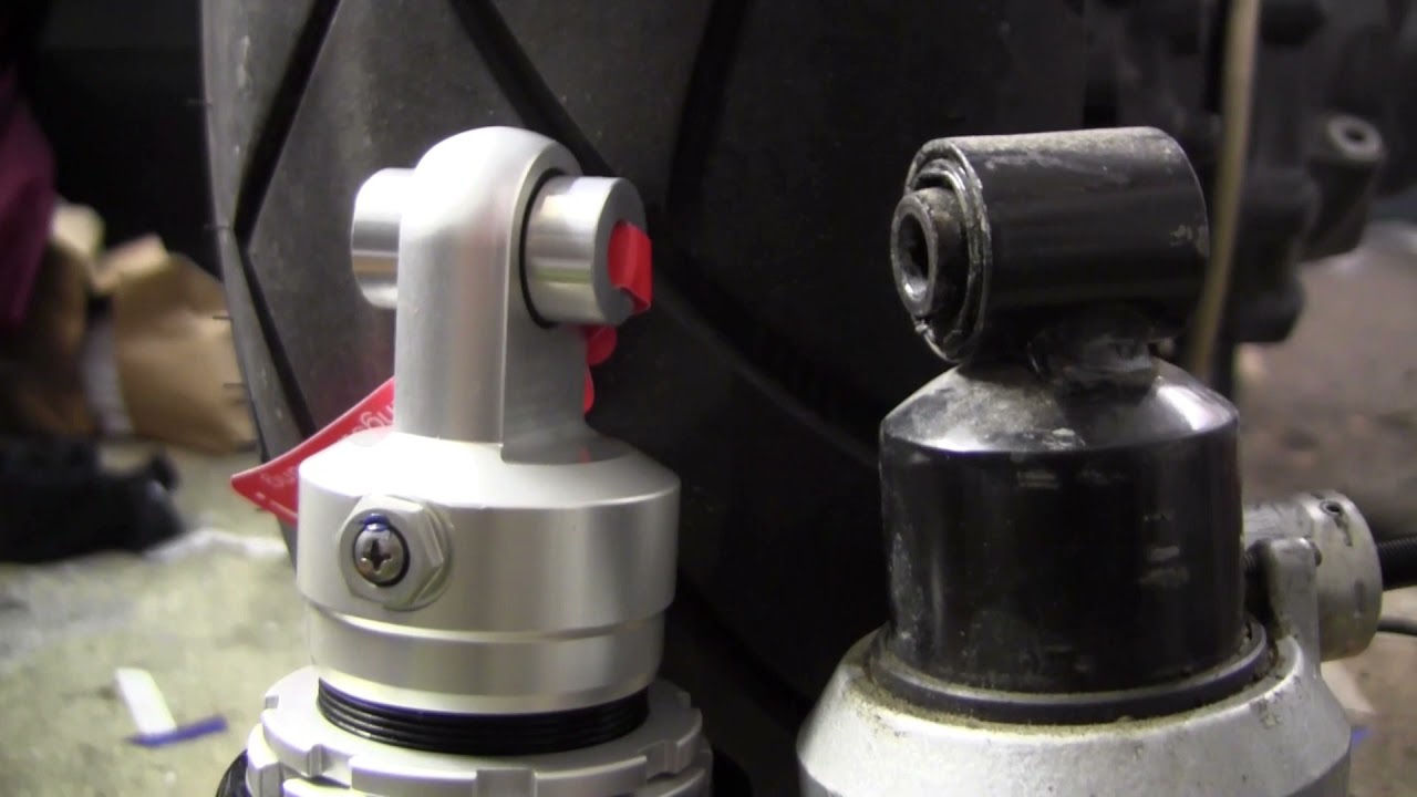 Guzzi Stelvio suspension replace with Wilbers