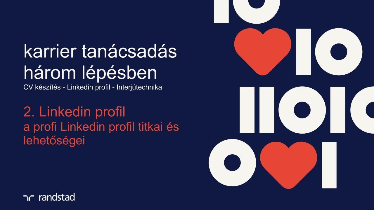 Karrier tan&aacute;csad&aacute;s h&aacute;rom l&eacute;p&eacute;sben - 2. r&eacute;sz - Linkedin Profil