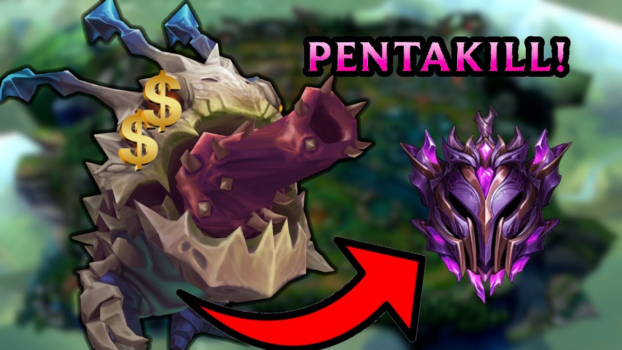 RANK 1 KOG'MAW PENTAKILL SPEEDRUN TOOL ASSISTED ANY% TAS%
