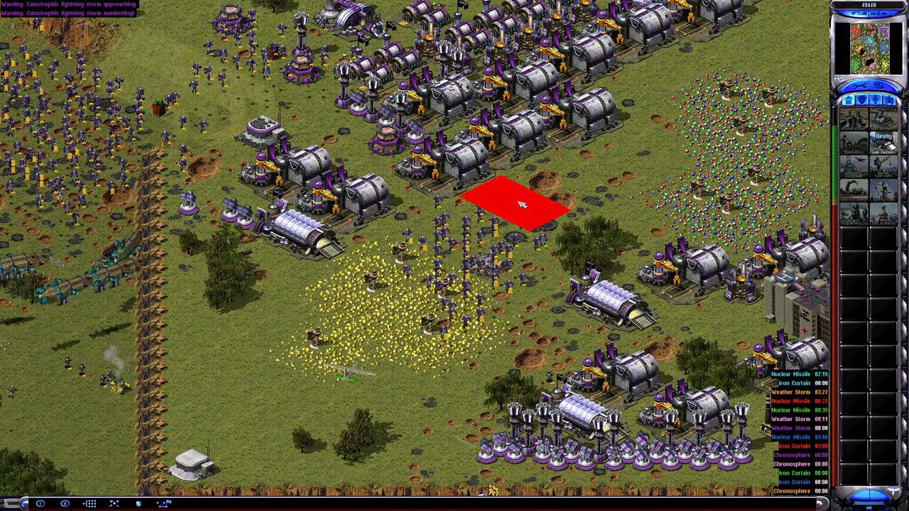 Yuri's Revenge | 1 VS 7 Random Skirmish (Super Weapon) | Pretty woman v19.0 by AP