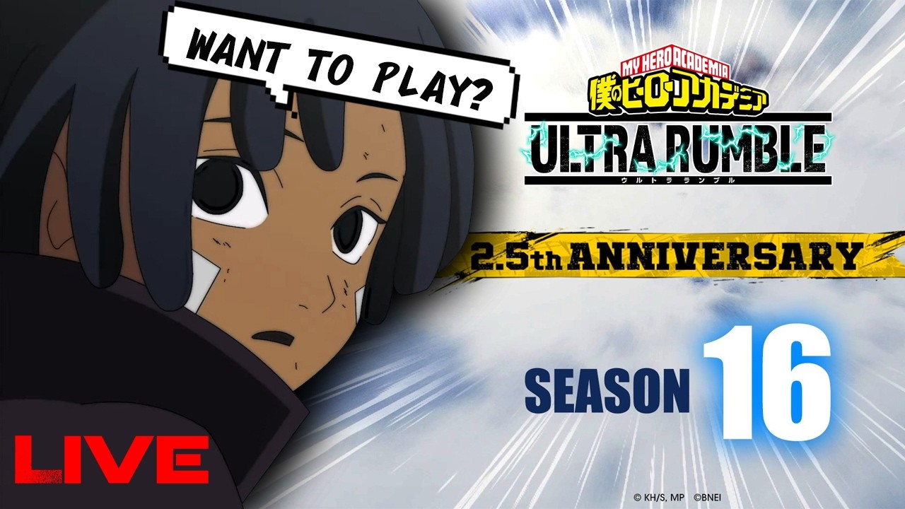 SEASON 16 TRAILER TOMORROW BOYS!  Want To Play? My Hero Ultra Rumble 🔴