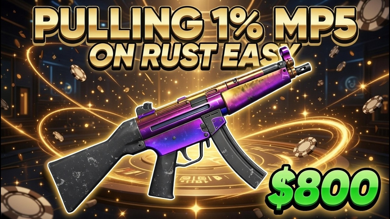 PULLING A 1% TEMPERED MP5 ON RUST EASY!