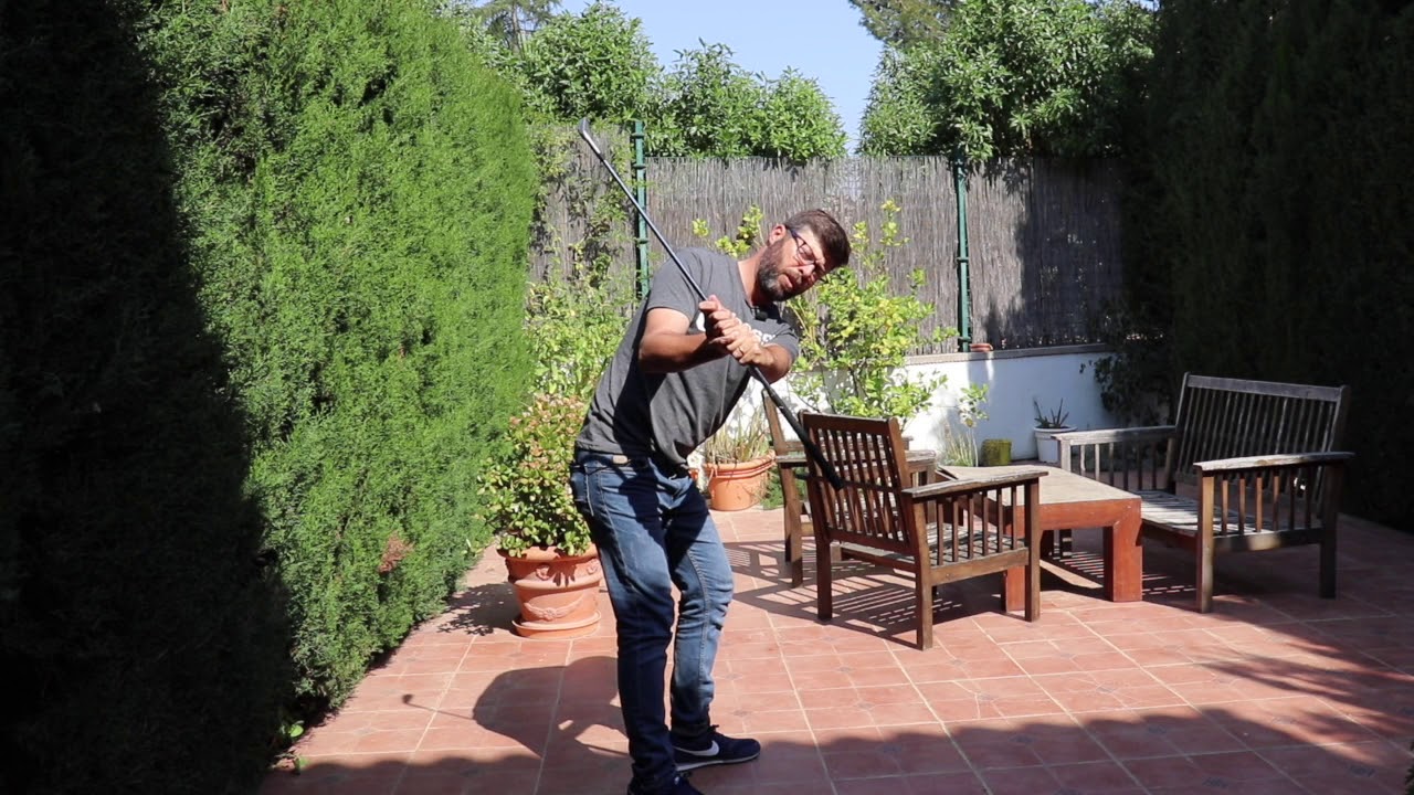 Entrenar movimientos del swing- Consejos de GOLF en Español desde casa