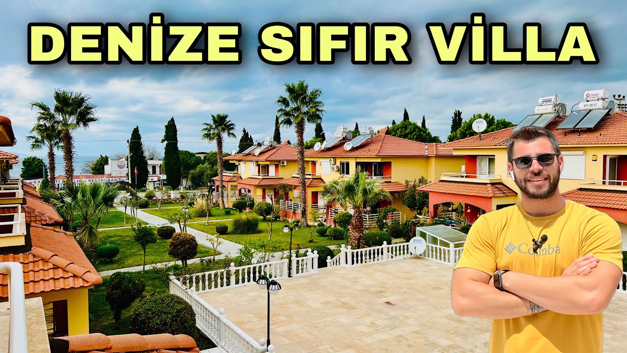 DENİZE SIFIR VİLLA || HAVUZLU SİTE İÇİ FULL EŞYALI UYGUN FİYATA VİLLA