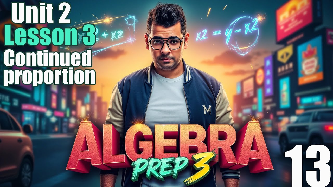 #prep 3Math |   Algebra   | Continued proportion  |اسهل شرح  #حل_المعاصر