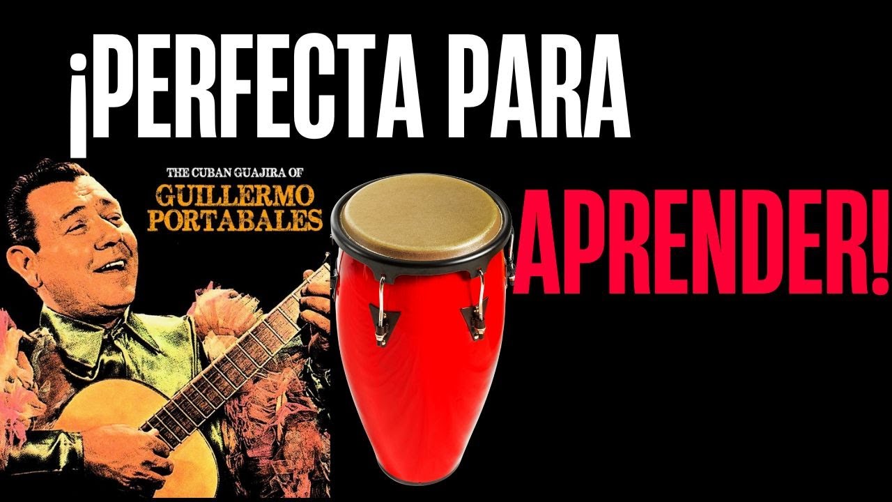 Conga fácil con ritmo caballo – El Carretero (Cover para practicar)