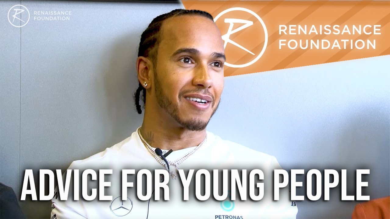 Lewis Hamilton Shares Inspirational Advice with Young People