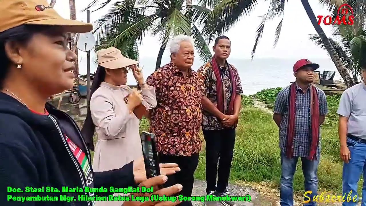 FULL VIDEO // Penyambutan Uskup Sorong Manokwari di Sangliat