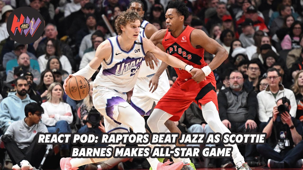 React Pod: Raptors overcome Jazz despite many mistakes, and Scottie Barnes named All-Star