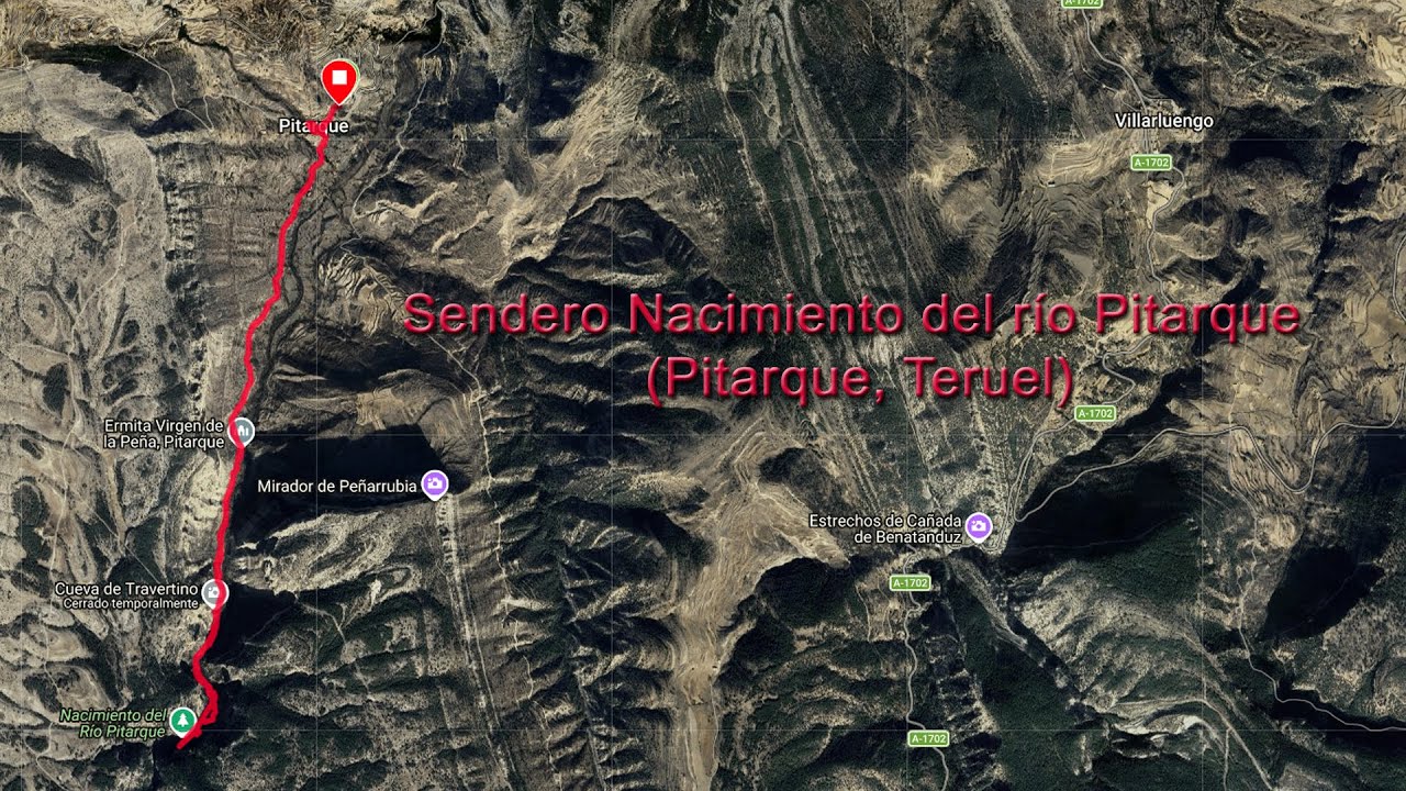 Sendero Nacimiento del río Pitarque (Pitarque, Teruel)
