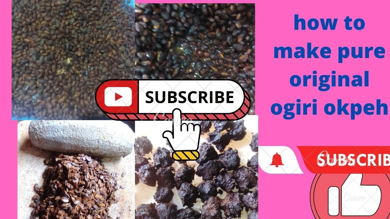 How To make  Pure Original Ogiri Okpeh