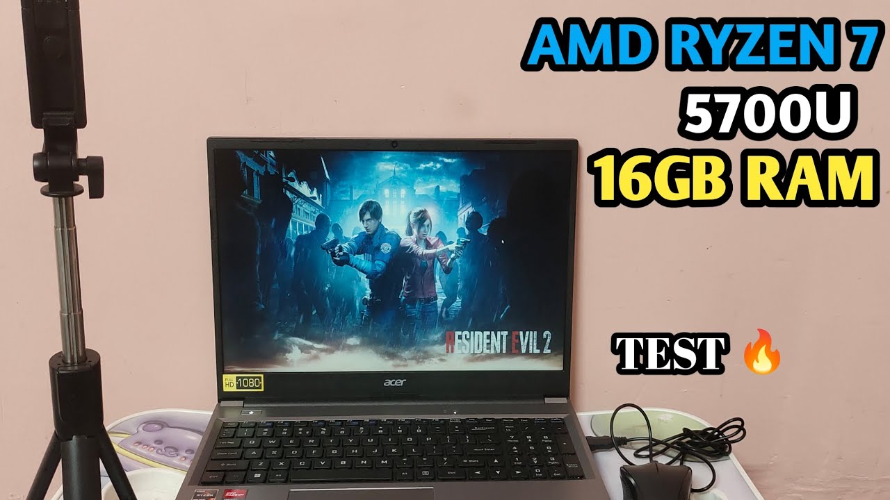 Acer Aspire Lite (Ryzen 7 5700U) vs Resident Evil 2 – AAA Gaming Possible?