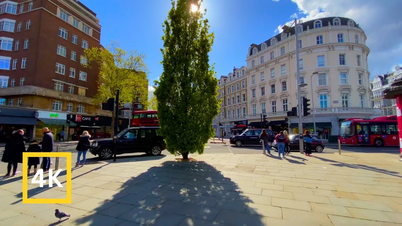 Explore Beautiful West London in Spring | 4K Walking Tour