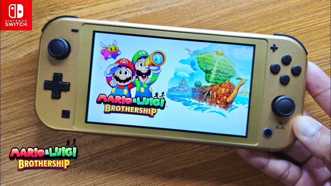 Mario & Luigi: Brothership Nintendo Switch Lite Gameplay