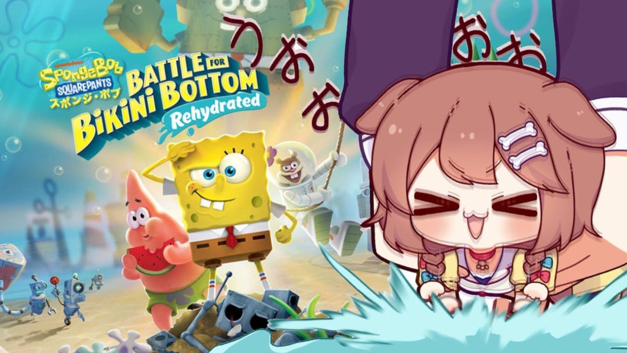 【SpongeBob】スポンジ・ボブのアクションゲームを中盤くらいまでやるよ！！【ホロライブ/戌神ころね】