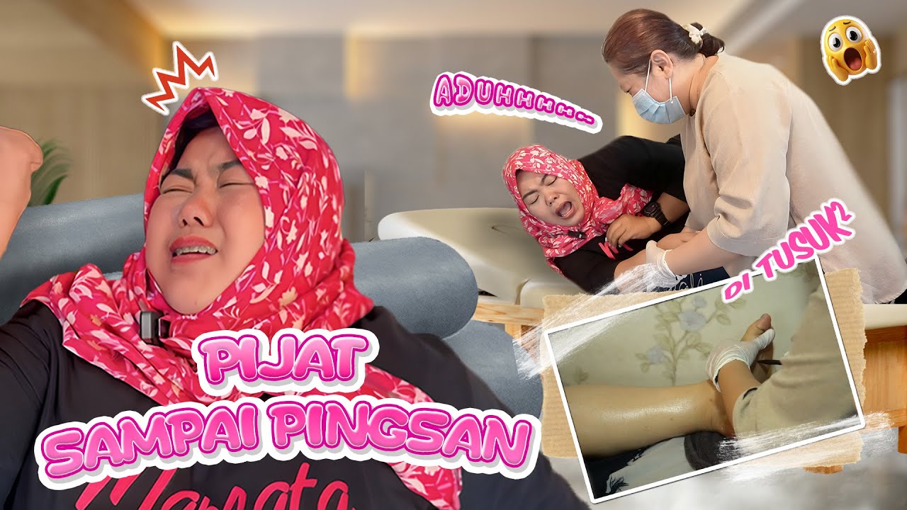 MAMATA JATUH KAKI CIDERA, DIPIJAT SAMPAI NANGIS MAU PINGSAN..😭😭 #trending 