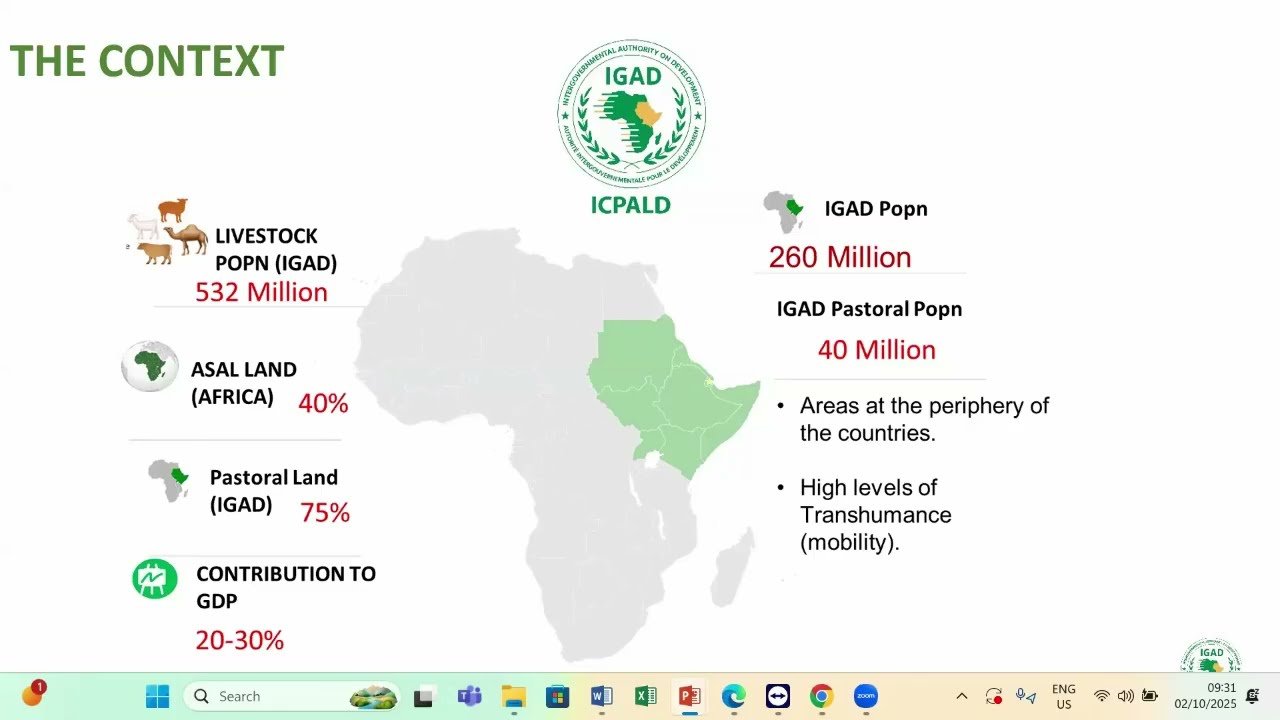 Predictive tools for rangeland health, feed security and rangeland restoration in the Horn of Africa