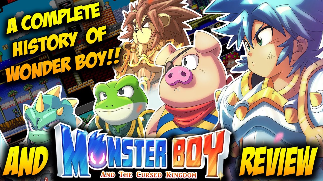 Complete History of Wonder Boy & Monster Boy and the Cursed Kingdom Review!!