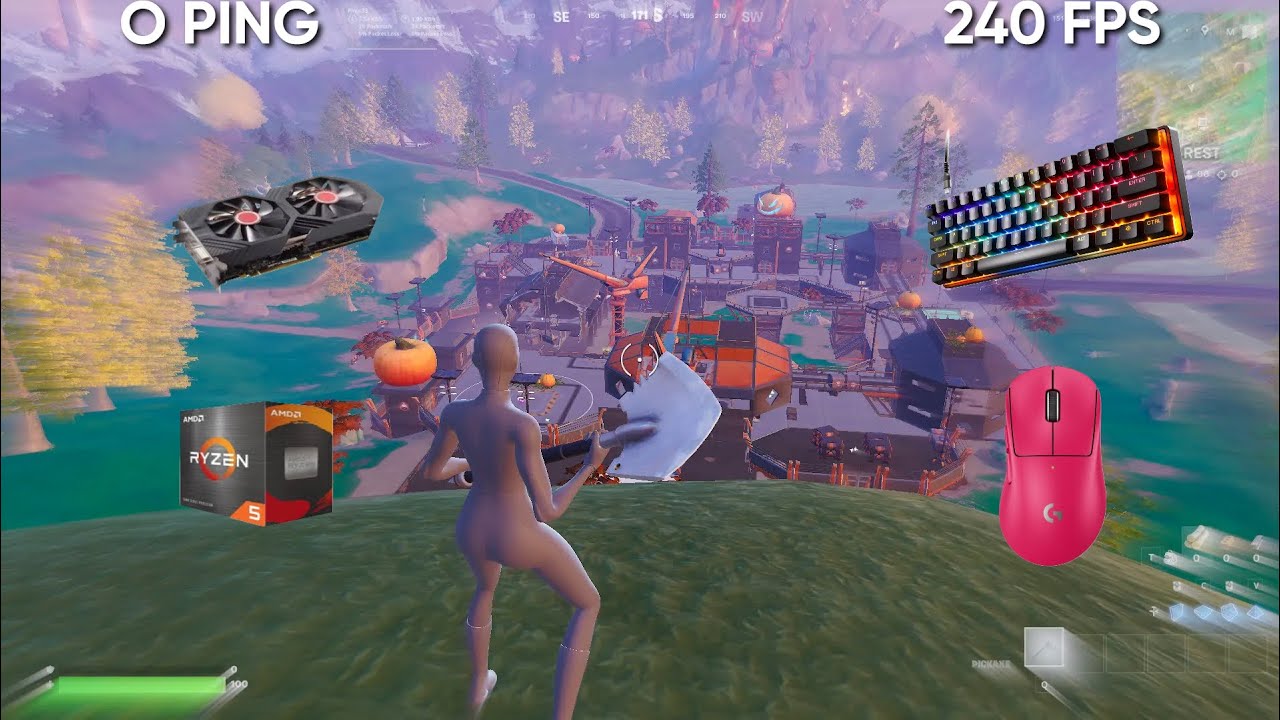 RX 580 4GB + Ryzen 5 5600X  Fortnite Chapter 6 Performance Mode