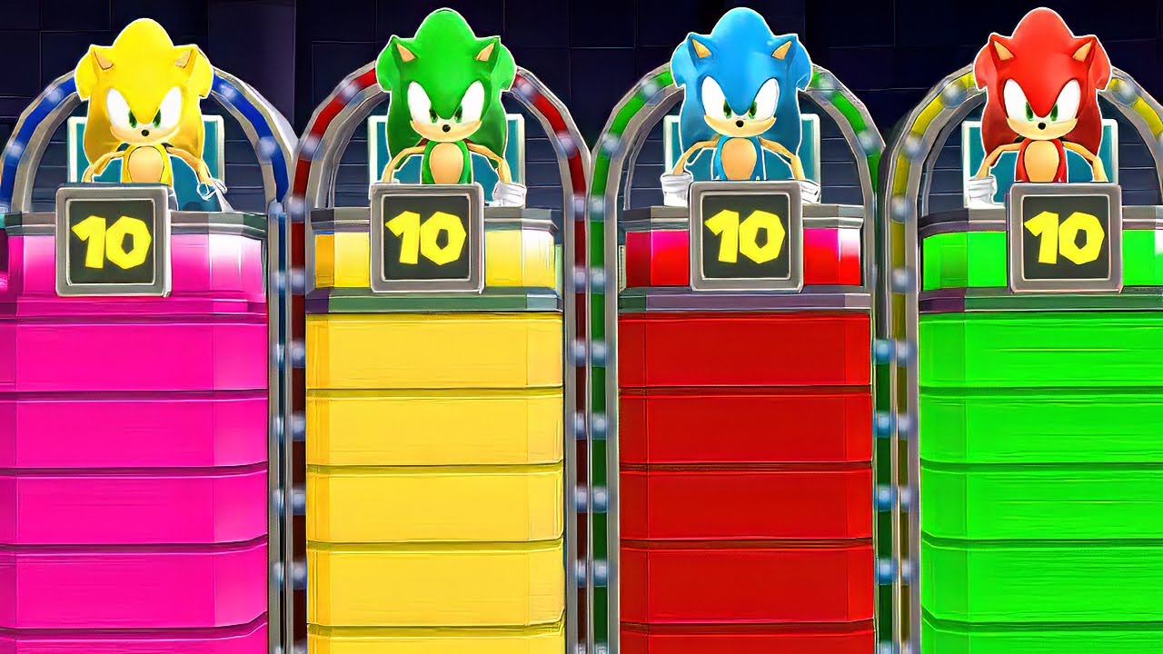 Mario Party 9 - Multiplayer Sonic Battle Minigames (Master Difficulty)
