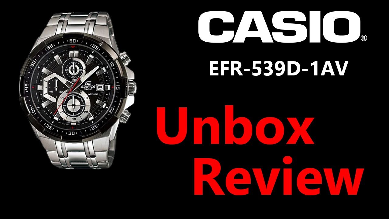 Casio Edifice EFR-539D-1AV Unboxing and Review  | MRH BKJK