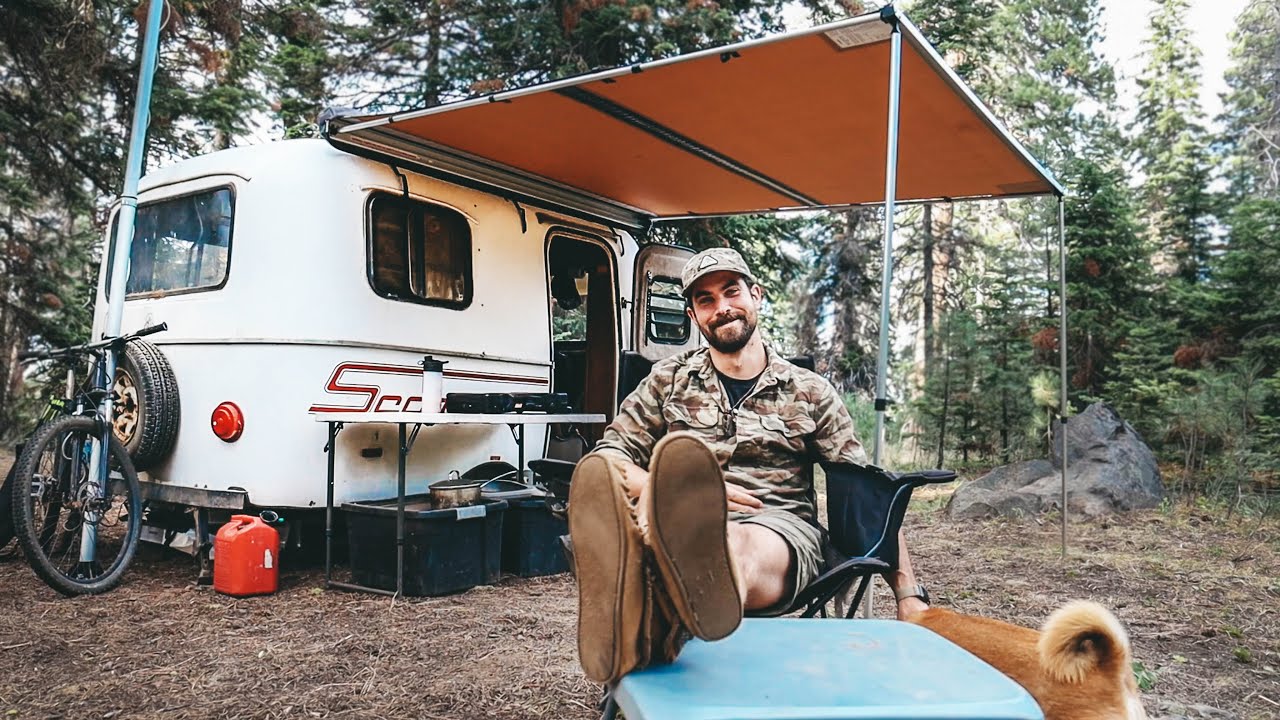 Scamp Tour + Wild Fire Threat // Full-Time 13ft Scamp Trailer