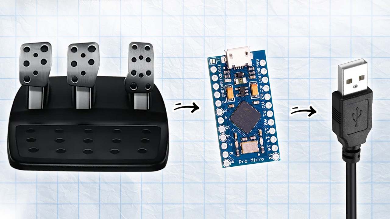 DIY | Como utilizar o Pedal Logitech sem Volante - Adaptador USB para Pedais Logitech