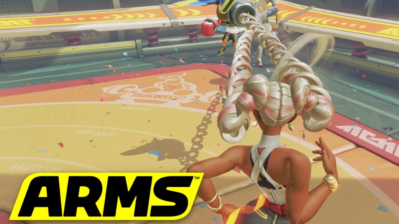 TWINTELLE GAMEPLAY | ARMS (Nintendo Switch)