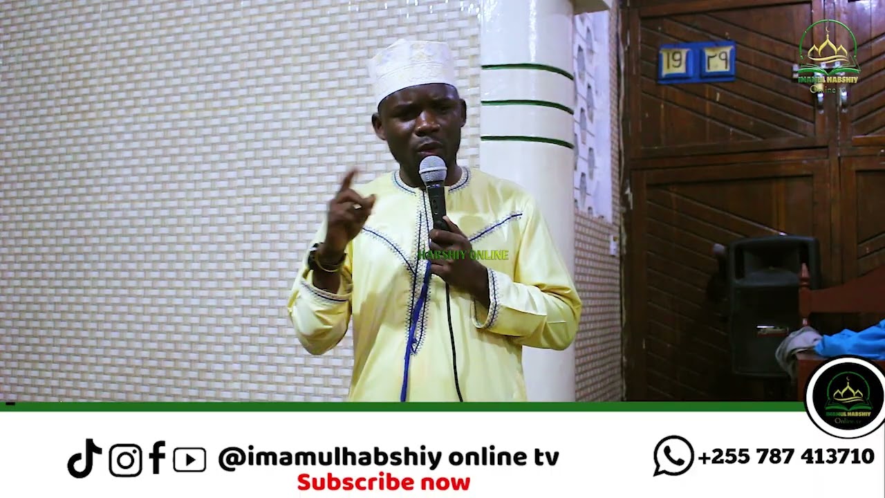 KILA MTU ANATAKIWA AFAHAMU YEYE NINANI NA YUPO KWENYE NAFASI GAN SHEIKH YASIRI MTOKA |#ISLAMICVIDEO 