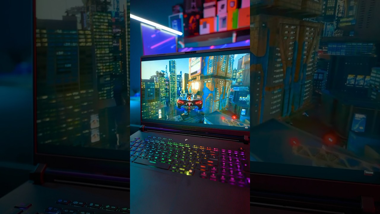 أقوي و أغلي لابتوب جربته!Asus ROG Strix SCAR 18 #rogstrixscar18 #gaminaptop #cyberpunk2077 #win11⁩⁩