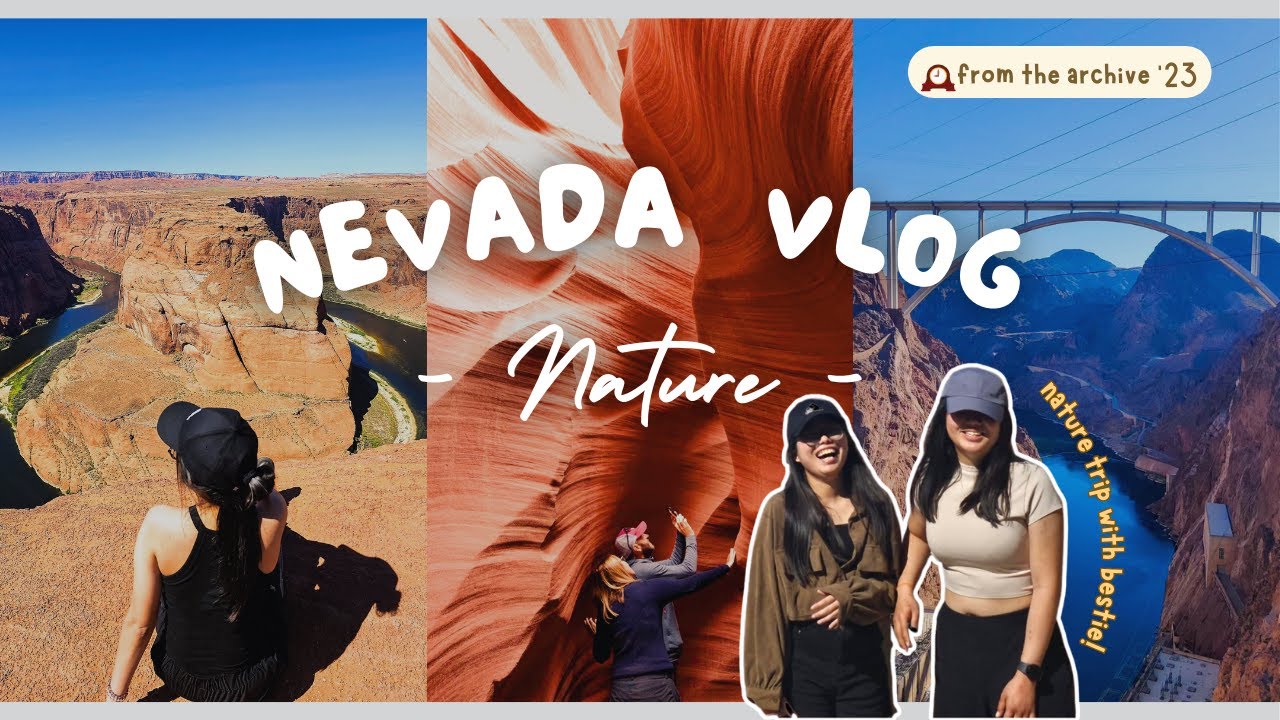 Wings Vlog | Vegas Road Trip 自然篇 🏜️ 羚羊谷、马蹄湾、胡佛桥 | 2023旧片回顾